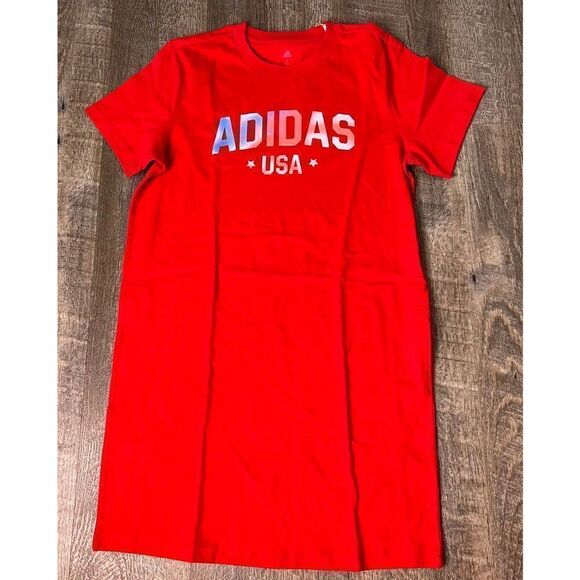 Adidas Americana T-Shirt Dress-small‎ - Picture 1 of 5